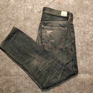 Citizens Of Humanity Jeans Size 26 (31x27) Blue Emerson Slim Fit Boyfriend Ankle